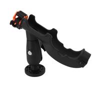 HUIOP Adjustable Fishing Pole Holder,360 Degree Rotating Lightweight Portable Kayak Canoe Raft Boat Fishing Rod Stand Clamp,Nylon, Silicone, POM Materials,Kayak, Canoe, Raft, Ship,