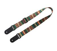 HUIOP Adjustable Ukulele Strap Soft Polyester Woven Printing Pattern Shoulder Belt with Hanging Rope for Ukulele,ukulele strap no drill