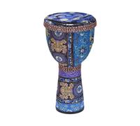 HUIOP African Hand Drum 8 Inch Portable Djembe Drum Percussion Instrument with Colorful Art Patterns for Light Tambourine Early Childhood Enlightenment Musical Instruments Gift For &,Drum
