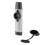 HUIOP Aluminum Kazoo with Adjustable Tone and Diaphragms for Easy Playing for Beginners and Kids (Silver)