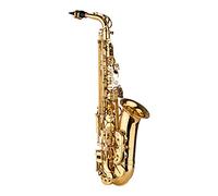 HUIOP AS200 Alto Saxophone Mib Lacquered Brass Alto Saxophone Alto Saxophone Wind Instrument with Carrying Case Gloves Straps Cleaning Cloth Brush