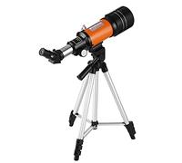 HUIOP Astronomical Telescope 70mm Astronomical Telescope High Power 150X Monocular Telescope Refractor Spotting Scope with 5×24 Finder Scope Tripod Moon Filter 3X Barlow Lens for Star