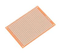 HUIOP Bakelite Breadboard, 10pcs 5x7cm Single Side Prototype PCB Universal Board with Pre-Drilled Holes, for Electrical Experiment, Electronic Factory