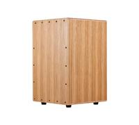 HUIOP Cajon Drum Box Wooden Drum Hand Drum Smooth Glossy Surface Percussion Instrument Zebra Wood for Beginners Traveling Party Box Drum Anti-Slip