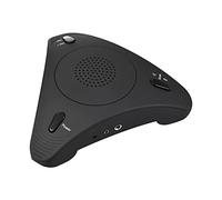 HUIOP Conference Microphone,USB Desktop Computer Conference Omnidirectional Condenser Microphone Mic Speaker Speakerphone 360° Audio Pickup Plug & Play