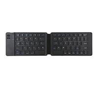 HUIOP Convenient Folding BT Keyboard Compatibility ligent Matching Simple & Compact Long-lasting Battery Life Easy to Carry Black,BT Keyboard