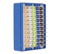 HUIOP Drill Bits For PCB, 50pcs 0.5-0.9mm Carbide Micro Drill Bits, High Hardness, Chip Removal Smooth, Improve Drilling Quality, Efficient Working, Multiple Sizes In Box, Easy