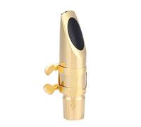HUIOP Eb Alto Sax Mouthpiece 8C Durable Brass Design for Jazz Enthusiasts with 2 Mouthpiece Pads