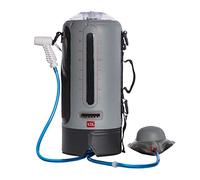 HUIOP Folding Water Container Water Bag, 12L/20L Portable Camping Shower Bag with Air Pump for Outdoors, Water Bag