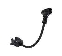 HUIOP Gooseneck Microphone Stand Adjustable Clip-On Microphone Mount Flexible Metal Boom Arm for Live Streaming Recording Singing 25-33mm