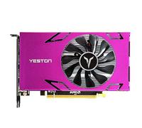 HUIOP graphics card, R7 350-4G 6HD 6-Screen Graphics Card Support Split Screen 4GB/GDDR5/128Bit 4500MHz Memory Clock Frequency 6*HD Ports,Graphics Card