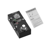 HUIOP Guitar Pedals ABY Line Selector AB Switch Mini Effect Pedal Bidirectional Transmission Metal Casing Anti-slip A/B or A and B Modes for Musicians