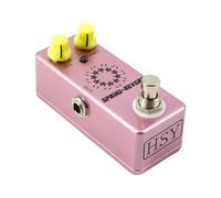 HUIOP Guitar Spring Reverb Pedal Electric Guitar Effects Pedal True Bypass Zinc Alloy Housing DC 9V 6.35mm Input/Output Interface MIX/DWELL 2 Knobs Mini