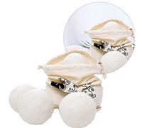 HUIOP HUIOP Shorten Drying Time, for Babies and Sensitive Skin. 6PCS Wool Laundry Balls, Softens Fabrics, Reduces Static, Helps Sheets Not