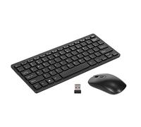 HUIOP Keyboard and mouse set, KM901 Keyboard Mouse Combo 2.4G Wireless 78 Key Mini Keyboard and Mouse Set Portable Office Combo,combo