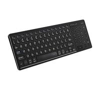 HUIOP keyboard, Wireless Dual-mode Keyboard 2.4G/BT Wireless Connection Ergonomic Design with Touchpad Wide Compatibility,Keyboard