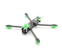 HUIOP Mark4 8inch 375mm with 5mm Arm Quadcopter Frame 3K Carbon Fiber 8'' FPV Freestyle Remote Control Racing Drone with Print Parts for DIY FPV, Green