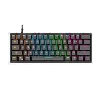 HUIOP Mechanical Keyboard 61-key Gaming Keyboard Blue Switches Durable and Compact Design Various RGB Backlit Ergonomic Design for Windows OS Linux and More