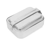 HUIOP mess tin kit, Outdoor Mess Tin Kit Aluminum Camping Cookware Set Lunch Box Food Container with Lid
