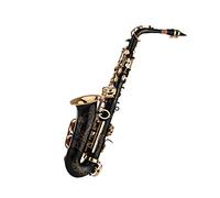 HUIOP MIB Alto Saxophone Brass Lacquered Gold 82Z Key Type Wind Instrument with Padded Case Gloves Cleaning Cloth Brushes Straps for Sax Reeds