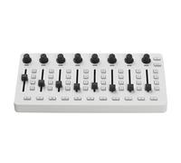 HUIOP MIDI Controller, 43 Buttons, 8 Knobs, 8 Push Buttons, BT Connection, Battery/Type-C Power Supply, USB MIDI Controller Mixer for Most Electroacoustic Instruments