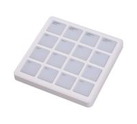 HUIOP MIDI Controller Pad 16 Velocity Sensitive RGB Backlight Pads MIDI Keyboard Beat Machine BT Connection Portable MIDI Pad DJ Music Arrangement Professional Keyboard