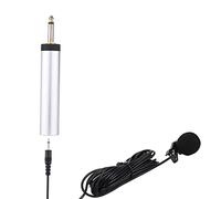 HUIOP Mini Portable Wired Electret Condenser Lapel Clip-on Musical Instrument Mic Microphone for Guitar Sax Trumpet Violin Piano,Lapel Mic