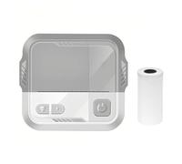 HUIOP Mini Printer,Mini Pocket Printer Portable Thermal Instant Photo Printing Label Maker Machine BT Wireless Connect Compatible with Android or iOS APP Support Receipt Label Memo Sticker Notes