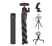 HUIOP MT-11 Ocus Flexible Tripod Mount 1/4 Inch Screw 2 in 1 Platform Design 360° Ball Joint 2 kg / 4.4 LB for Smartphone Digital Camera