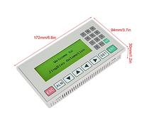 HUIOP OP320-A 3.7 Inch Text Display HMI Support S485/RS232 Communication Port With Cable, Monitor and Modify PLC Values Freely