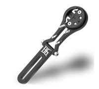 HUIOP Out Front Adjustable Bicycle Computer Mount Integrated Handlebar Bike Computer Mount