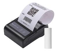 HUIOP Portable BT 80mm Thermal Receipt Printer Personal Mini Bill POS Mobile Printer with Rechargeable Battery Support ESC/POS Compatible with Android iOS Windows, Receipt Printer
