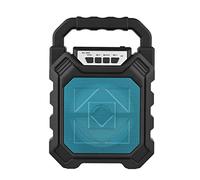 HUIOP Portable BT Karaoke Machine Rechargeable Cordless Outdoor Speaker Battery Powered with Microphone Mini Loudspeaker & Microphone System for Home Outdoor Gym Party Singing Dancing Camping,BT Karao