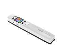 HUIOP Portable Scanner,Portable Handheld Wand Document/Book/Images Scanner 1050DPI Resolution High Speed Scanning A4 Size JPEG/PDF Format Colorful LCD Display