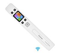 HUIOP Portable Scanner,Wifi 1050DPI High Speed Portable Wand Document & Images Scanner A4 Size JPG/PDF Formate LCD Display