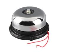 HUIOP Premium Stainless Steel Electric Bell, Rustproof, Graceful Sound, Easy to Install, 10W, Inner Strike Type No Spark, Suitable for Factories, Schools, Railways