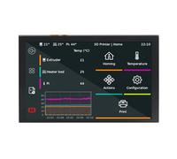 HUIOP Raspberry Pi Touchscreen,5 Inch Touchscreen Monitor Compatible with Raspberry Pi Board 800x480 DSI IPS LCD Display 5-Point Touch Capacitive Screen Support Various Models