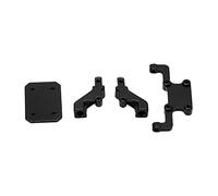 HUIOP RC Aluminum Rear Body Shell Mounting Kit for AXIAL SCX24 AXI00002 1/24 RC Car Durable Lightweight Mount Support for Car Enthusiasts (Black)