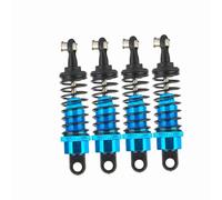 HUIOP RC Car Shock Damper, Fits for A959, A969, A979, K929, C1021, Balanced Driving, Precise Match, Add Fun, Less Vibration, Light Weight, Plastic, Aluminum, 63mm Length, 2.5mm Bore (Blue)