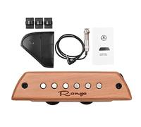HUIOP RG-S3 Acoustic Guitar Magnetic Pickup Beech Wood Passive Magnetic Soundhole Pickup No Battery/Drilling Required,Passive Magnetic Soundhole Pickup,pickup