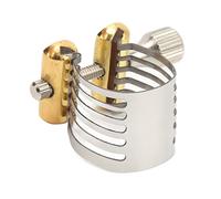 HUIOP 【Saxophone Mouthpiece 】Stainless Steel Screw Adjustment Sax Ligature