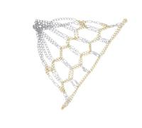 HUIOP Silver and Gold Design Iron Basketball Net, Suitable for Most Indoor Outdoor Standard Basketball with Non Protruding Chain Links, Proof and Sturdy