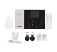 HUIOP Smart Home Burglar Alarm System 433MHz Wireless WiFi + GSM + GPRS 3G SMS Auto-dial Alarm System LCD Display Door Sensor PIR Motion Sensor Phone APP Remote Control Compatible,Door Sensor