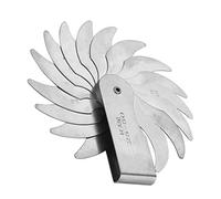 HUIOP Stainless Steel Radius, External Internal Concave Convex Measuring Tool with Various Range for Tool & Die Makers, Machinists, R7-14.5MM (R25-50MM)