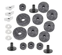 HUIOP 【title】Drum Felt Pad Kit, Non-Slip Drum Nuts Washer Casing Musical Instrument Accessories