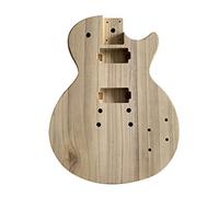 HUIOP Unfinished Maple Electric Guitar Body Blank for PB Style Bass Guitars, DIY Parts