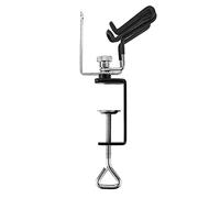 HUIOP Universal Airbrush Holder Stand Airbrush Rack Tool Two-Brush Holder Clamp-on Table Stand