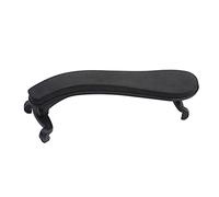 HUIOP Viola Shoulder Rest Adjustable Lightweight Comfortable Sponge Pad for 15.5-16.5 Inch Violas Black