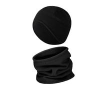 HUIOP Winter Beanie Hat Scarf Set Windproof Ski Skull Cap Neck Warmer Gaiter Face Scarf