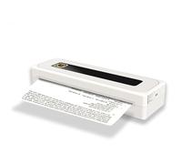 HUIOP Wireless Inkless Portable Printer Supporting Thermal Paper Printer 8.26" x 11.69" Connection Printer BT5.1 Thermal Paper A4 Compatible with iOS, Android
